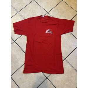 Vintage 70s Ski Hawaii Shirt Crazy Shirts Hawaii Red XL Single Stitch Surf Ski